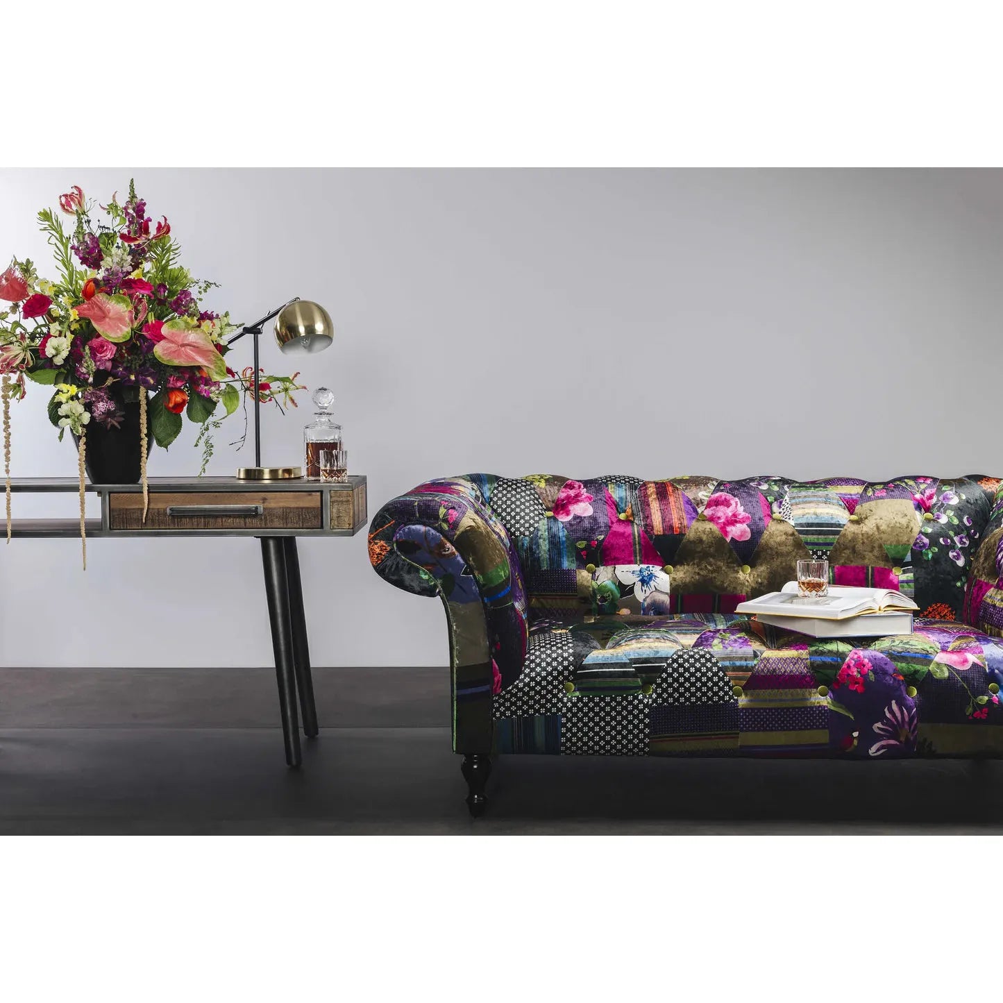 Patchwork 3-Seater Sofa