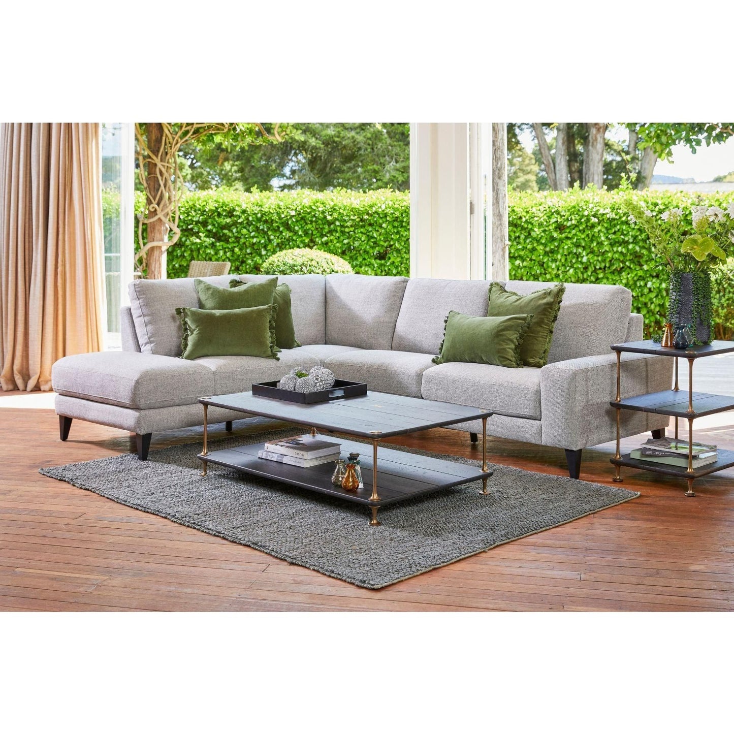 Prague 3 Seater with Corner Chaise LHF - Fabric