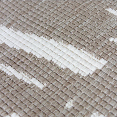 Eden Beige Leaves Outdoor Floor Rug