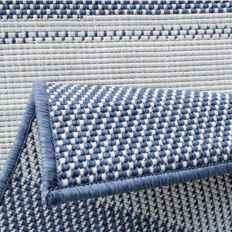 Eden Ocean Stripe Indoor/Outdoor Floor Rug
