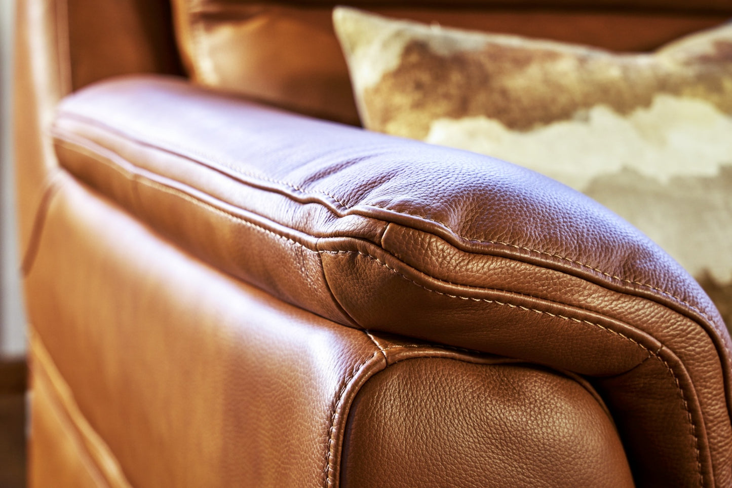 Sereno 2-Seater Power Reclining Sofa with LHF Chaise - Leather