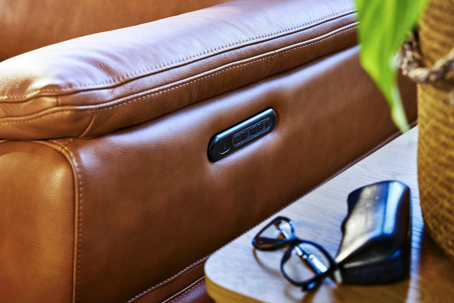 Sereno 2-Seater Power Reclining Sofa with LHF Chaise - Leather