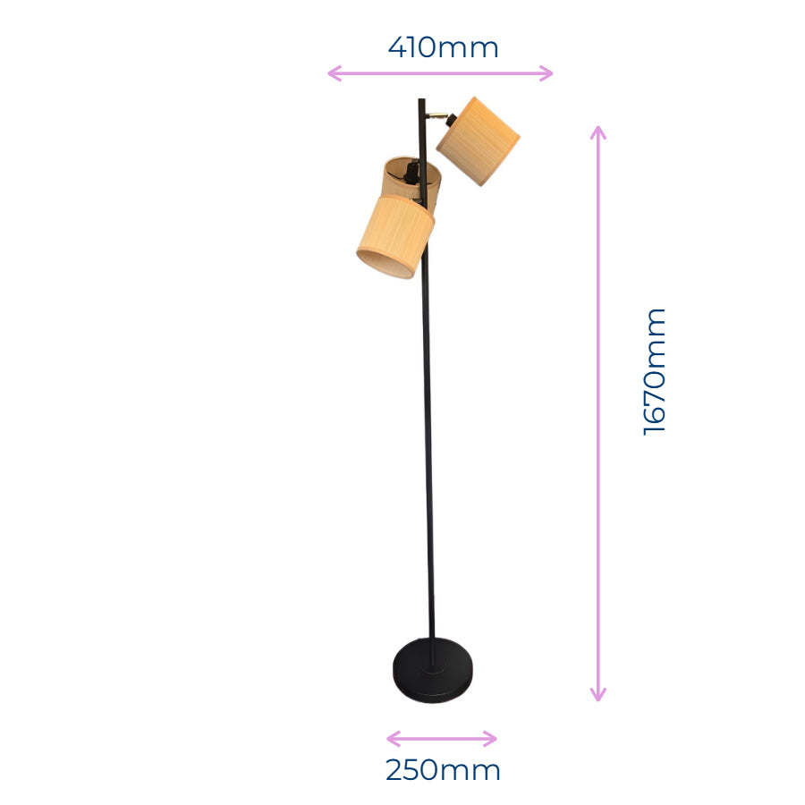 Siren Triple Floor Lamp