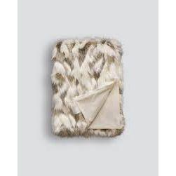 Snowshoe Hare Faux Fur Throw
