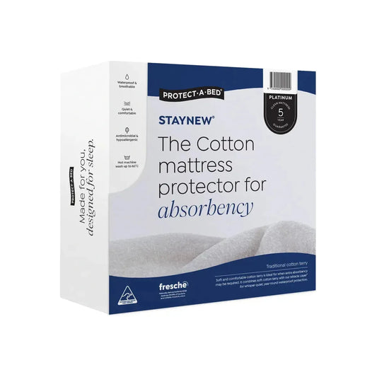 Staynew: Cotton Terry Mattress Protector