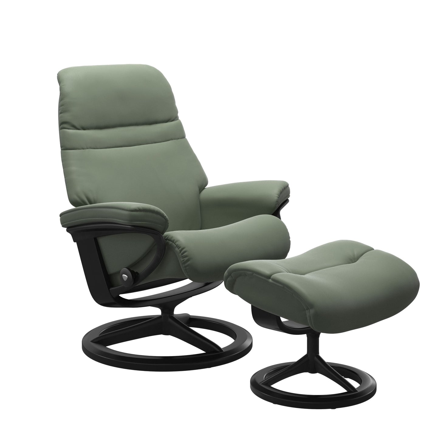 Sunrise Medium Leather Recliner - Signature Base