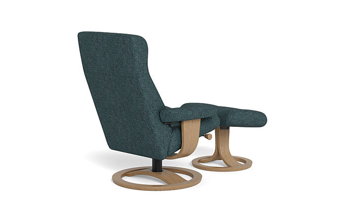 Tampa Recliner & Footstool - Fabric