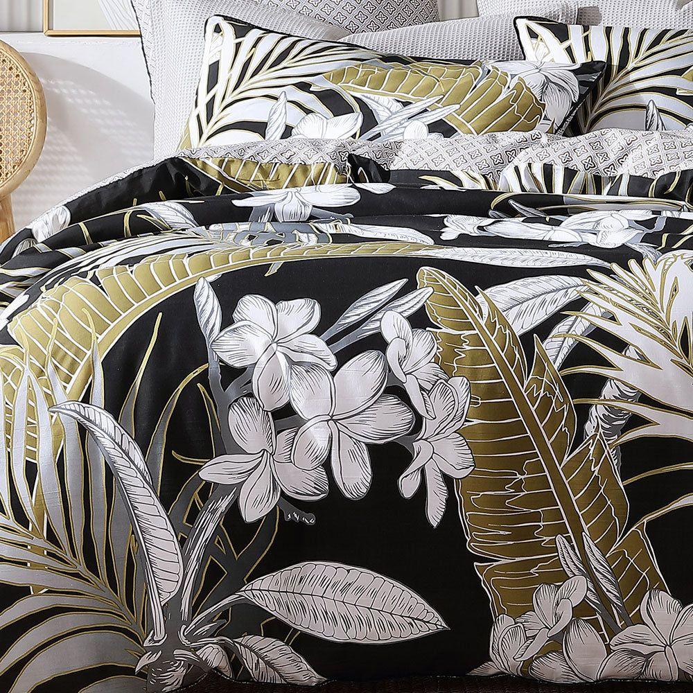 Tariq Black Duvet Cover Set