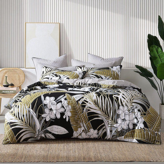 Tariq Black Duvet Cover Set