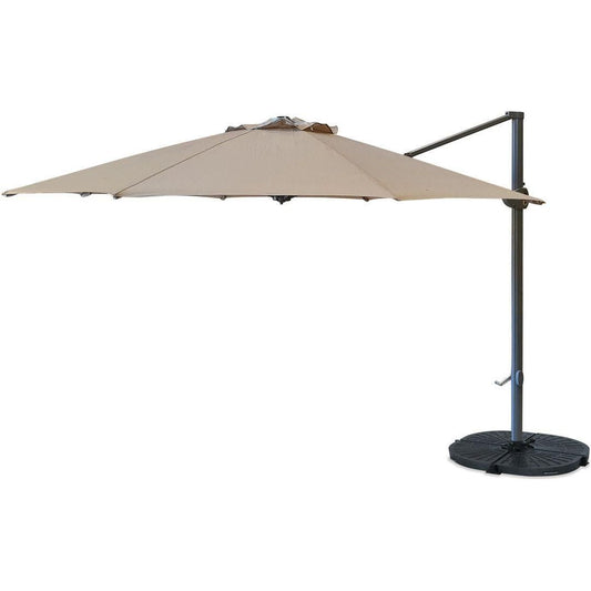Tulip 3.3m Round Cantilever Outdoor Umbrella - Linen