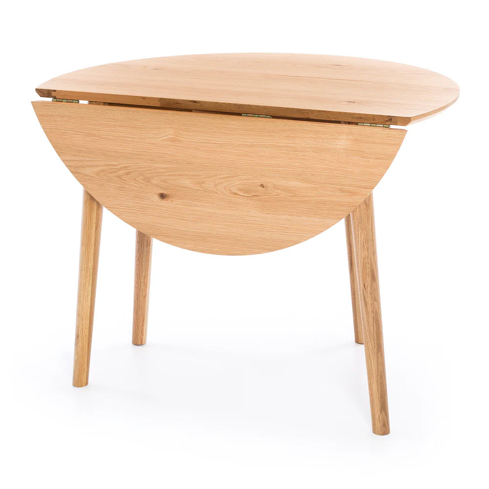 Nordik Round Dropleaf Dining Table