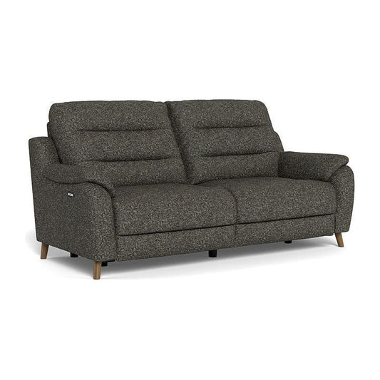 Vermont 3 Seater Power Reclining Sofa - Fabric