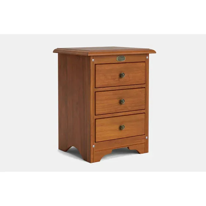 Villager 3-Drawer Bedside