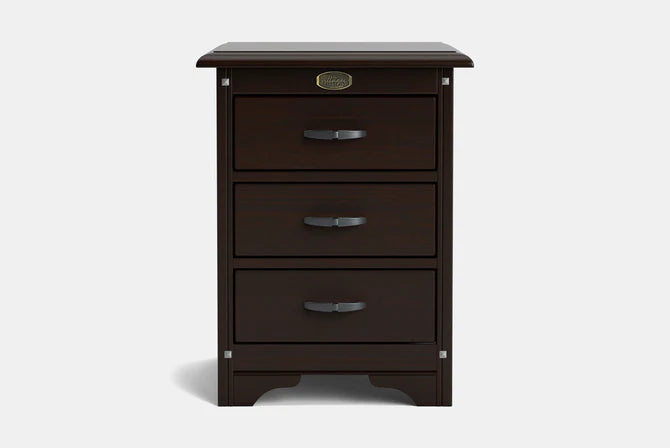 Villager 3-Drawer Bedside