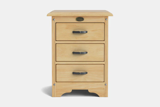 Villager 3-Drawer Bedside
