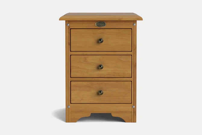 Villager 3-Drawer Bedside