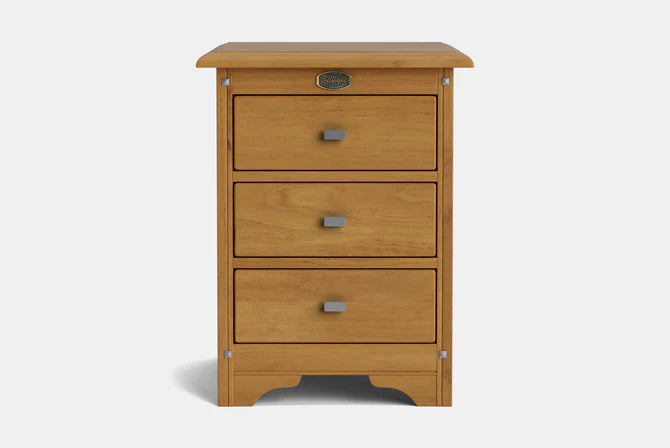 Villager 3-Drawer Bedside