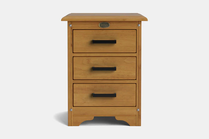 Villager 3-Drawer Bedside
