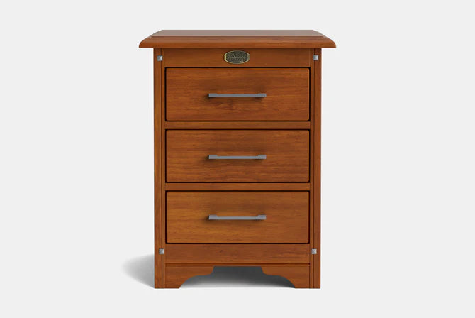 Villager 3-Drawer Bedside