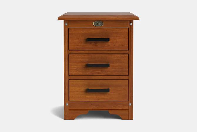 Villager 3-Drawer Bedside