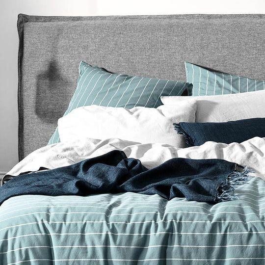 French Stripe Atlantic Duvet Cover Set