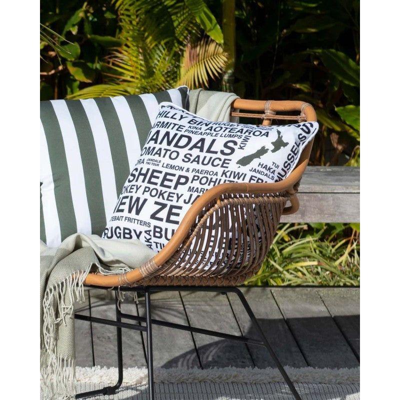 Kiwi Icons Outdoor Cushion