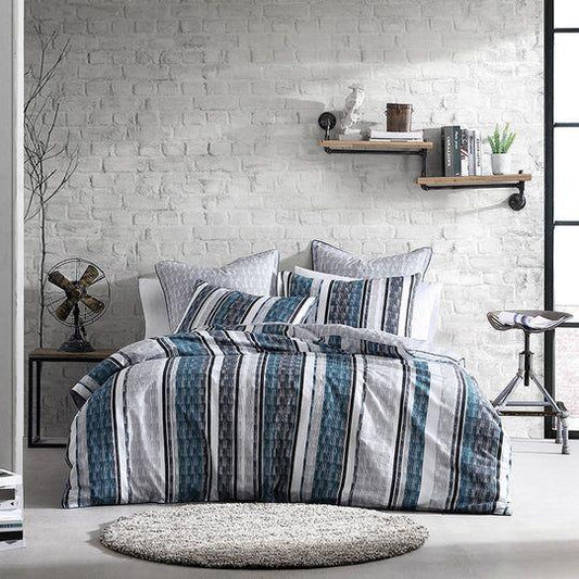 Porter Steel Duvet Cover Set