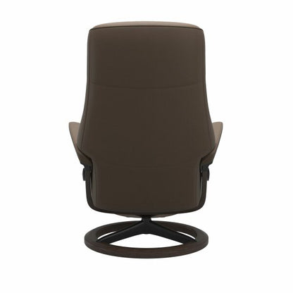 Philip Medium Leather Recliner - Signature Base