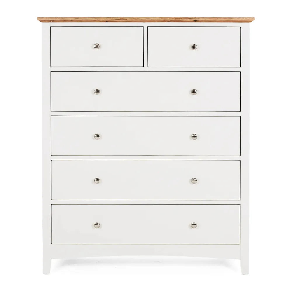 Jessica 6-Drawer Chest - Oak
