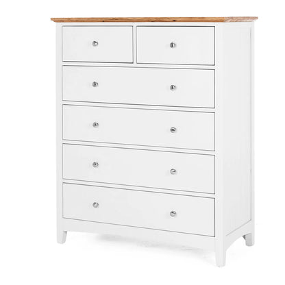 Jessica 6-Drawer Chest - Oak