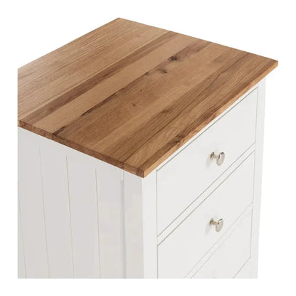 Jessica 3-Drawer Bedside - Oak