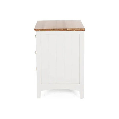 Jessica 3-Drawer Bedside - Oak