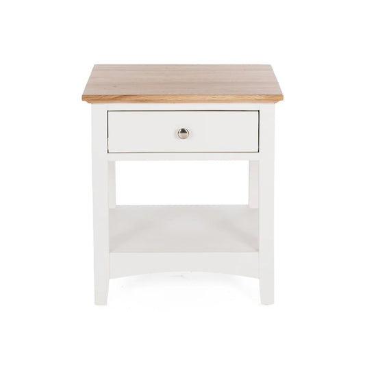 Jessica 1-Drawer Bedside - Oak
