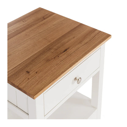 Jessica 1-Drawer Bedside - Oak