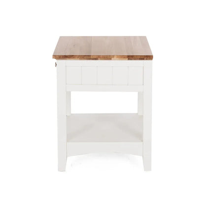 Jessica 1-Drawer Bedside - Oak