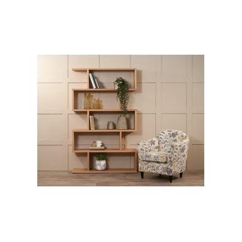 Zig Zag 120 Wall Unit - Oak