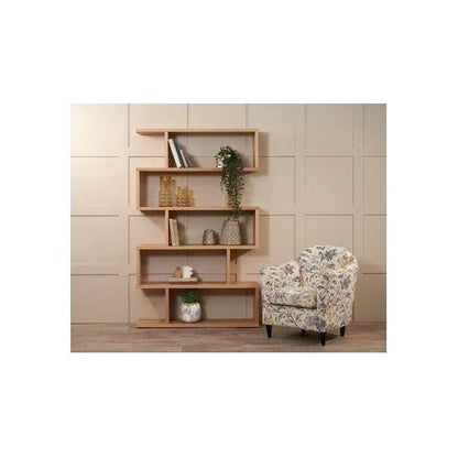 Zig Zag 120 Wall Unit - Oak