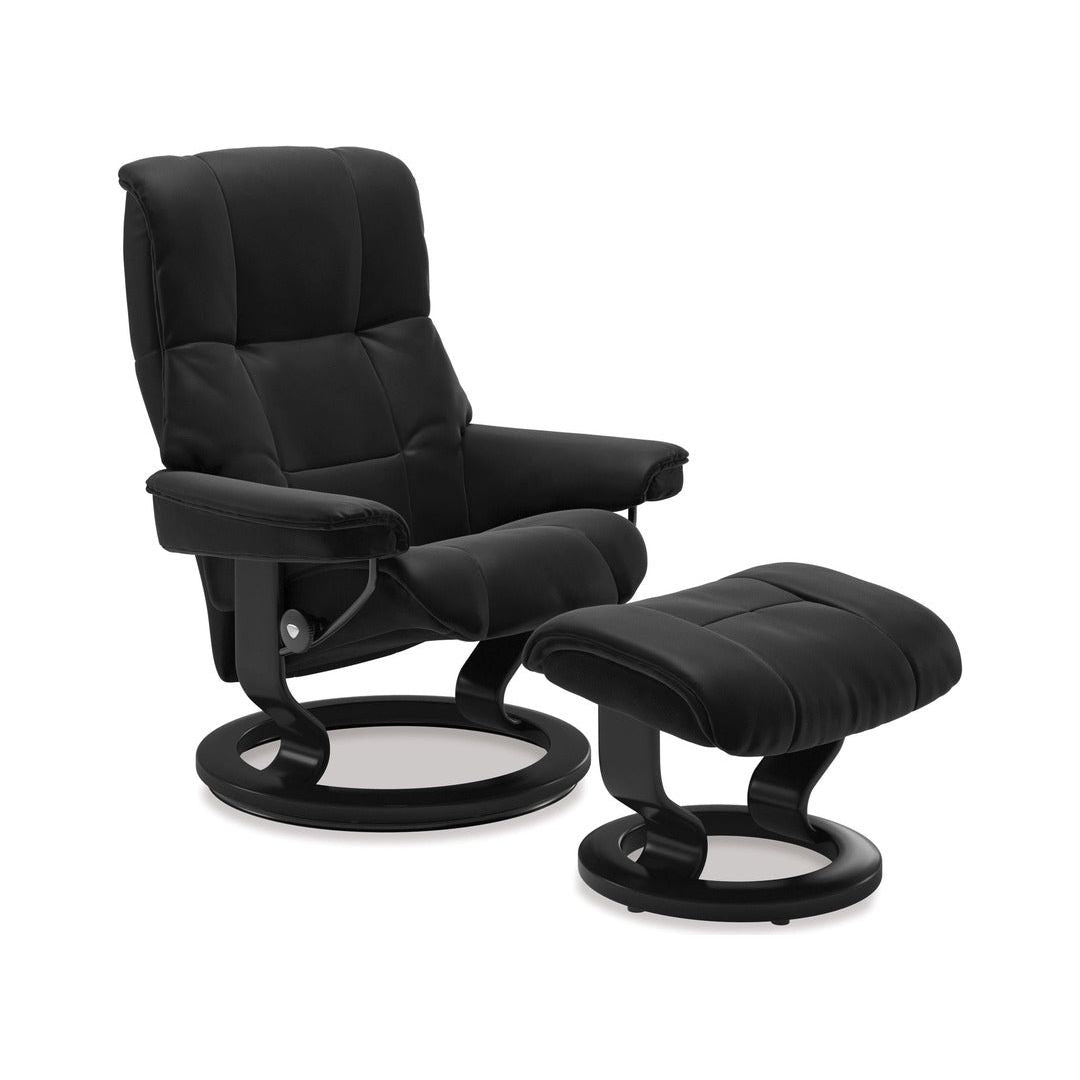 Mayfair Medium Leather Recliner - Classic Base