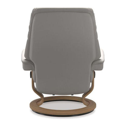Sunrise Medium Leather Recliner - Classic Base