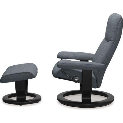 Consul Medium Fabric Recliner - Classic Base