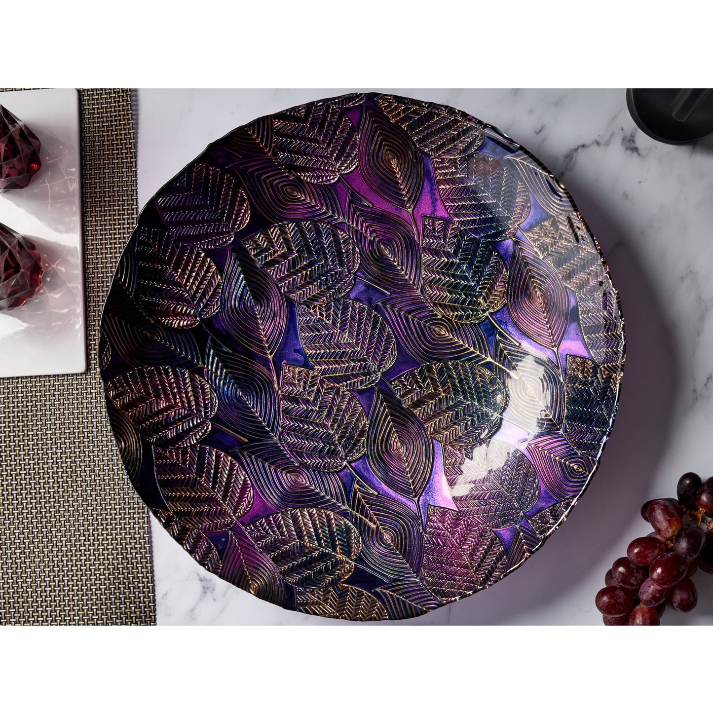 Autumnal Amethyst Bowl