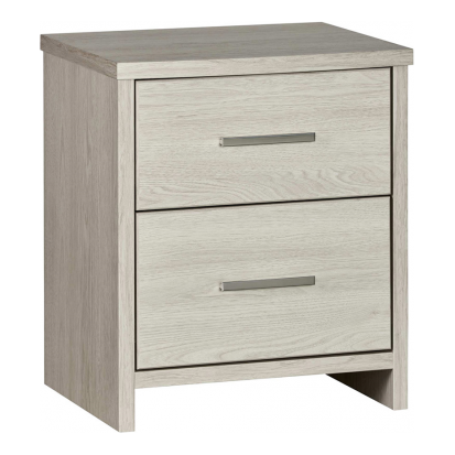 Atlas 2-Drawer Bedside