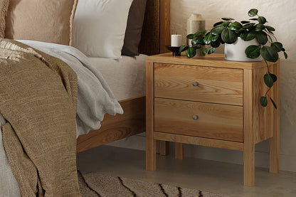 Andes 2-Drawer Bedside