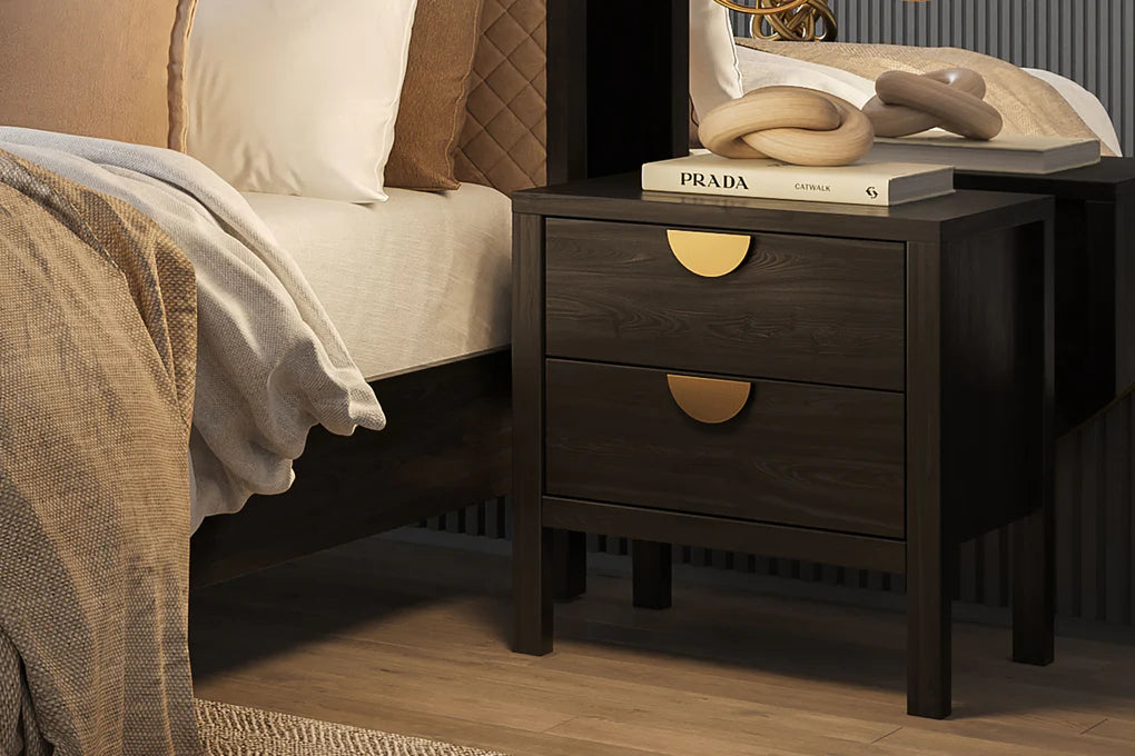Andes 2-Drawer Bedside