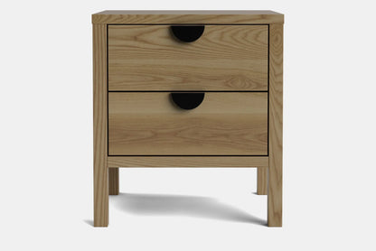 Andes 2-Drawer Bedside