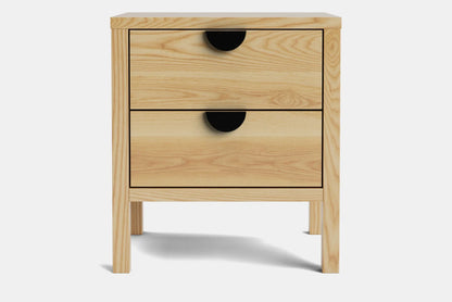 Andes 2-Drawer Bedside