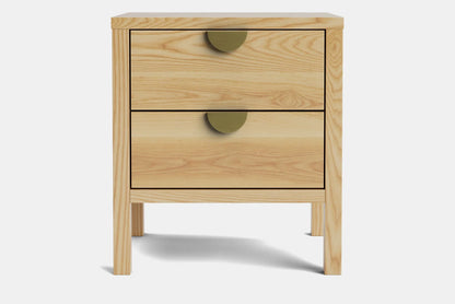 Andes 2-Drawer Bedside