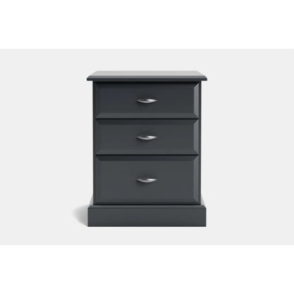 Andorra 3-Drawer Bedside