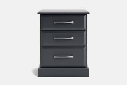 Andorra 3-Drawer Bedside