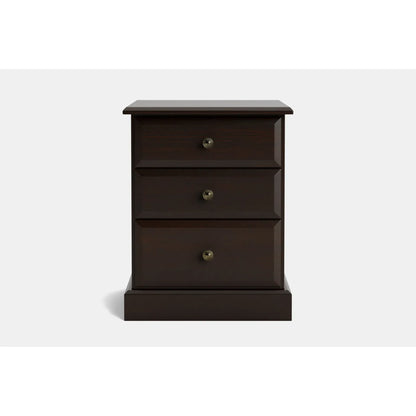 Andorra 3-Drawer Bedside